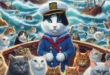 Surviving the Storm Captain Tony's Sea Adventure with 100 Cats