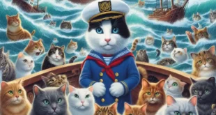 Surviving the Storm Captain Tony's Sea Adventure with 100 Cats